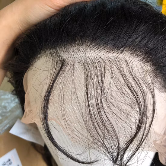 Цена по прейскуранту завода-изготовителя 26-дюймовый парик человеческих волос Полный шнурок Virgin Human Длинные волосы Bone Прямой блестящий парик шнурка