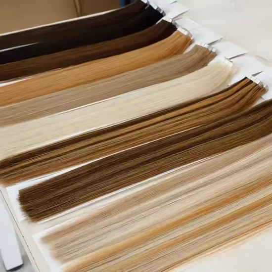 Оптовая цена 100% лента для наращивания волос Remy Hair Skin Tape